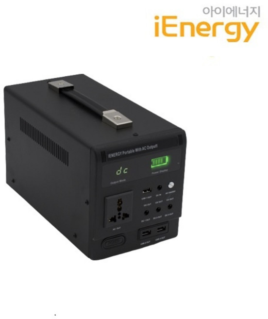 (아이에너지) 120000mAh 444W 파워뱅크 캠핑용 보조배터리 (T12)