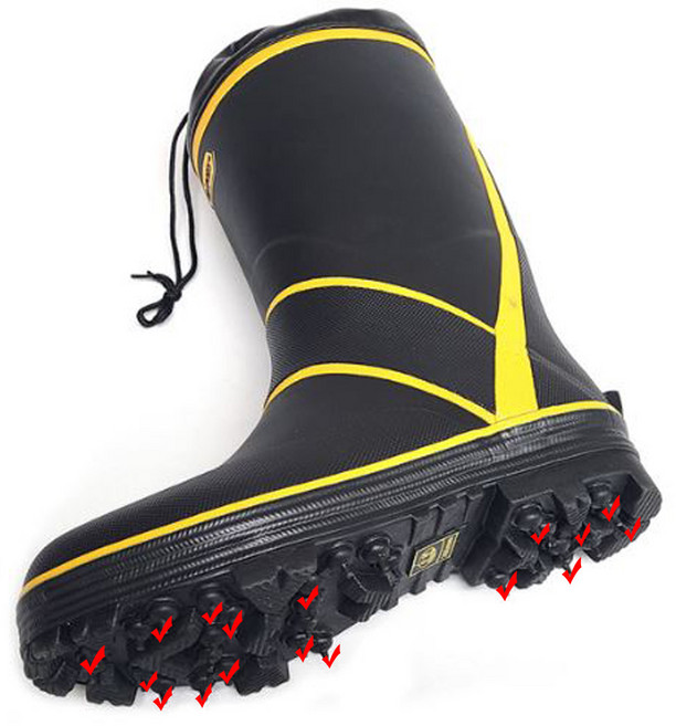 스파이크장화 갯바위 바다 약초 카프 낚시 갯벌 장화