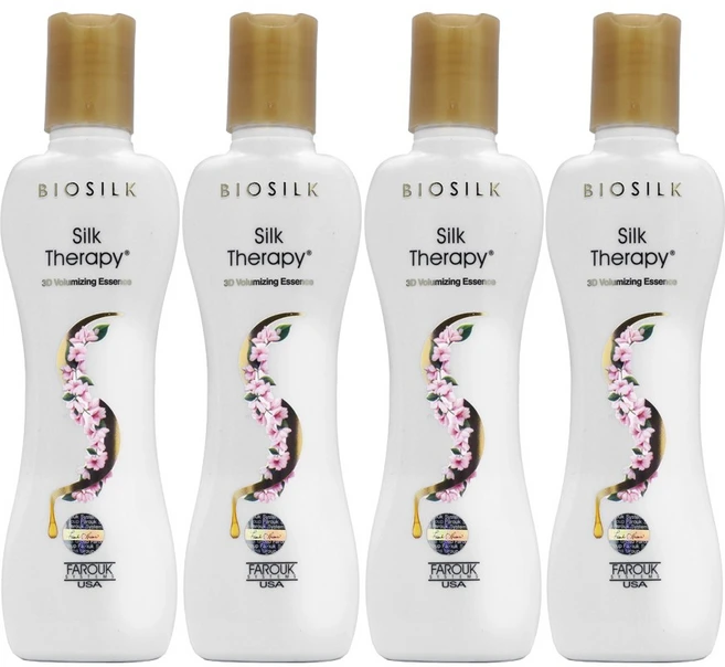 실크테라피 3D 볼류마이징 헤어 에센스, 150ml, 4개 - 쿠팡