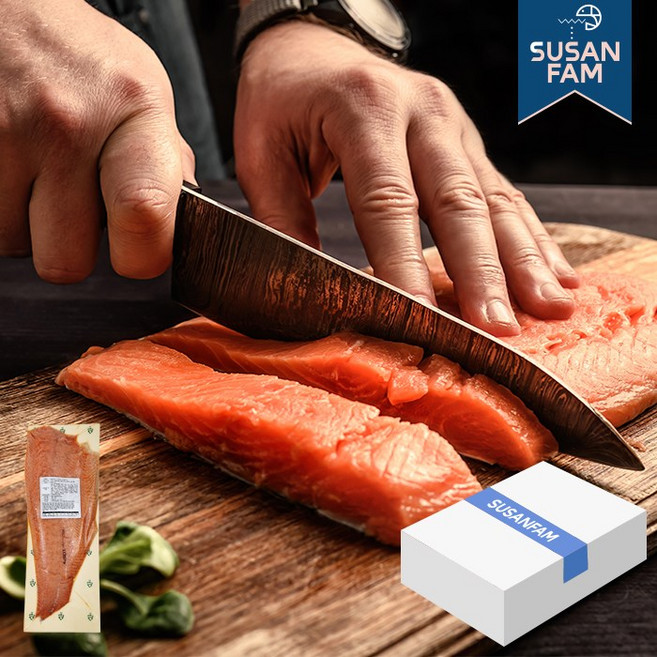 화이트베어 프리미엄 그라브락스 연어슬라이스 10kg 숙성 연어, 1개