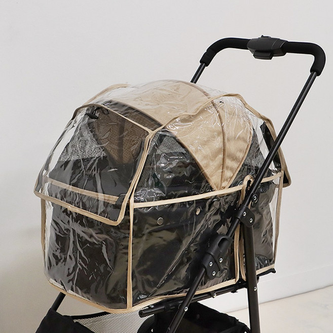 펫초이스 클래식 강아지 유모차, 1개, 클래식(방풍커버)