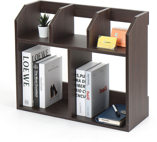 SJ가구 책꽂이, 월넛, 2단