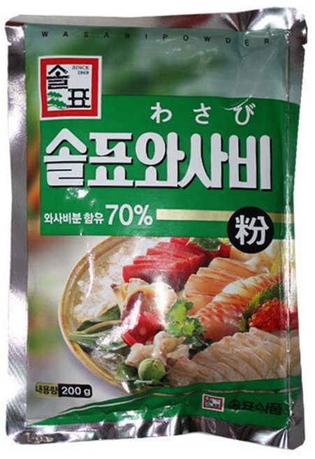솔표와사비분 200g, 1개