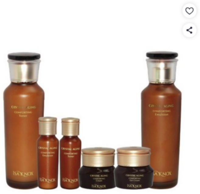 이자녹스 크리스탈 에이징 컴포팅 2종 기초 세트, 1개