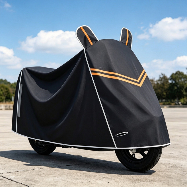 【現貨快速達 可超取】加厚牛津布機車罩 全方位防護 適合1.8米2.1米內車型 電動車雨罩 機車全包防水車罩 加厚防曬防塵耐磨 兩輪車保護套, 1個