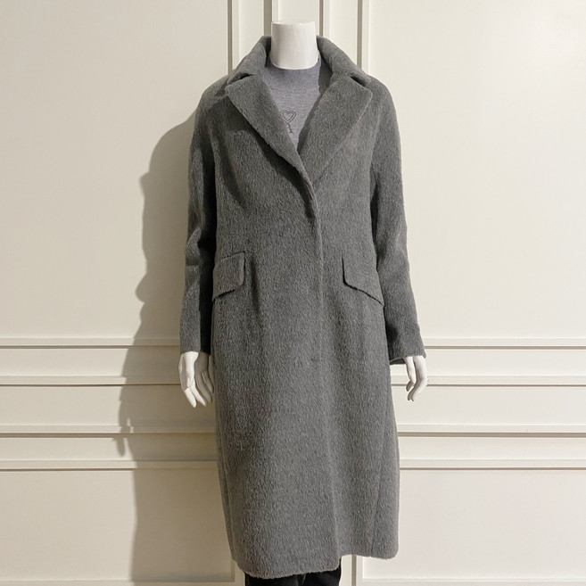 포라리 알파카 블렌딩 클래식 롱 코트 L949710