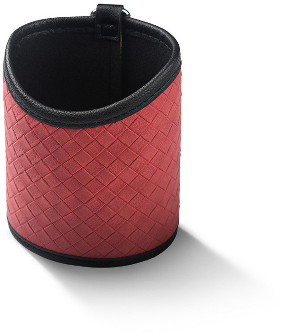 밀튼 차량용 송풍구 미니 포켓 수납함 정리 사이드 보관, 레드(체크무늬포켓), 1개