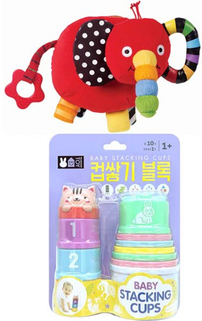 안녕 내 친구 코야 + 컵쌓기 블록(2종세트)(블루래빗), 1개