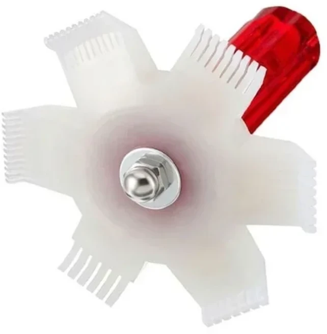 자동차 에어컨 라디에이터 콘덴서 핀 수리용 빗 냉각 시스템 정리 도구, 02 white