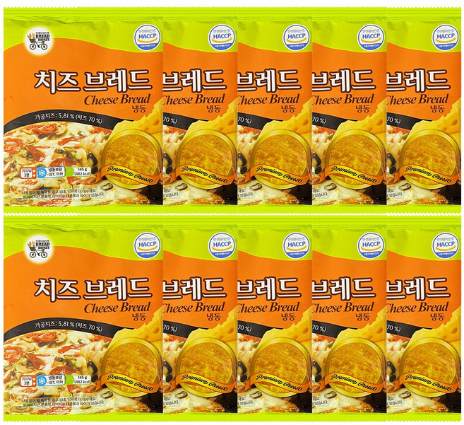 대신에프에스 치즈브레드버거(냉동) 120g, 10개