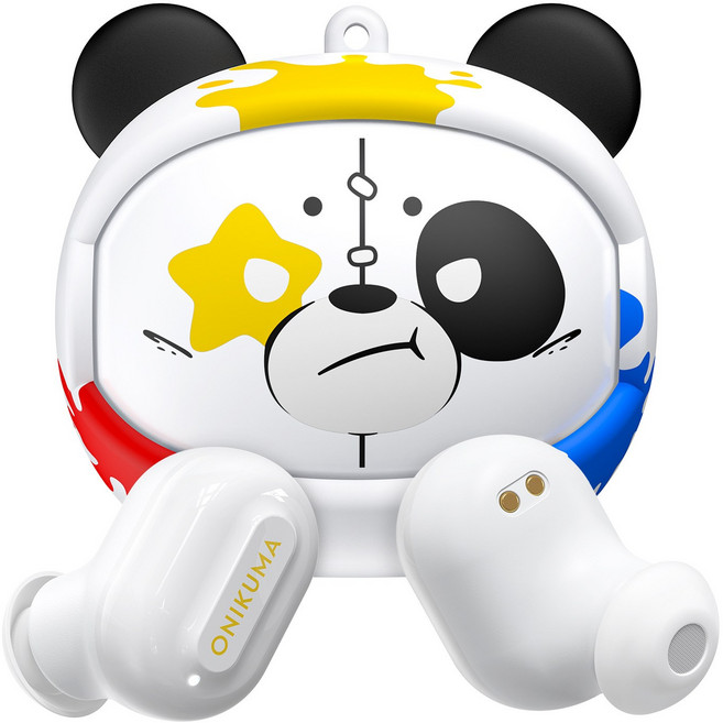 ONIKUMA 피규어 노이즈캔슬링 무선 커널형 블루투스 이어폰 Hi-Fi 고음질 최신형, 화이트, T20