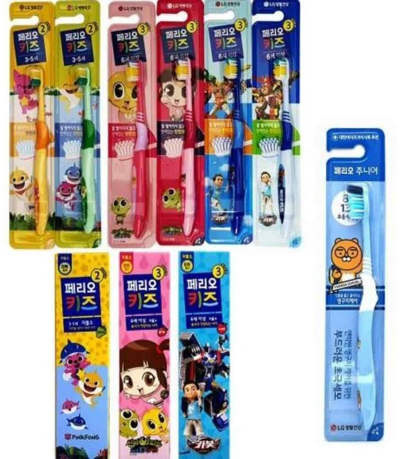헤이지 LG 페리오키즈 아동치약 아동칫솔 핑크퐁 신비아파트 헬로 카봇 초등학교입학선물, 핑크, 1, 1