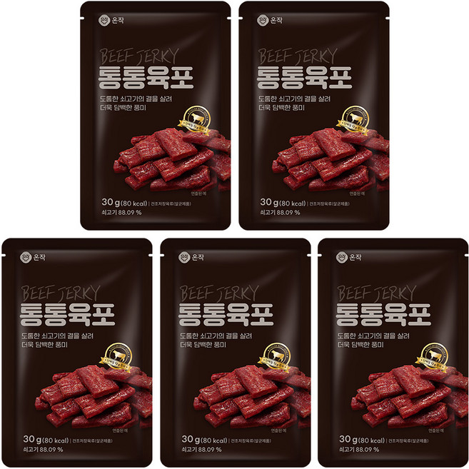 [온작]이영자 소고기 통통육포, 30g, 5개