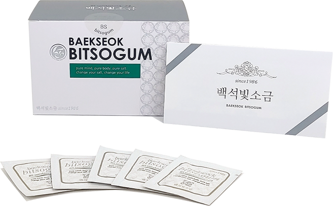 백석빛소금 24시간 용융소금 3g x 50포 원산지 국산, 150g, 1개