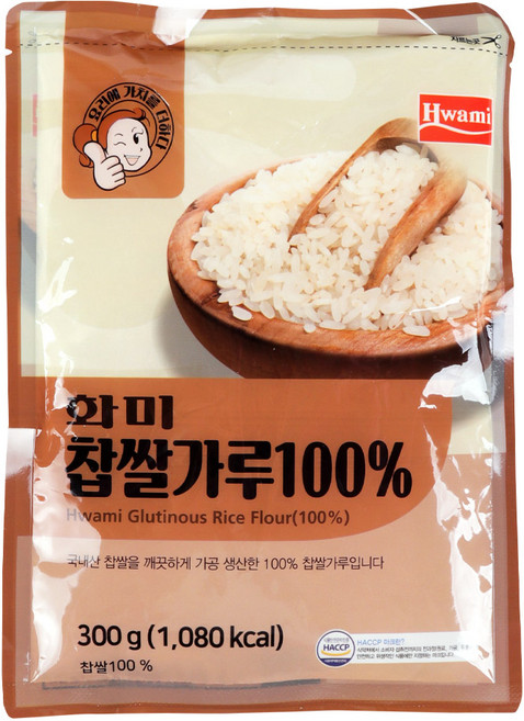 푸드올마켓_ 국내산 화미 찹쌀가루 300g, 1개