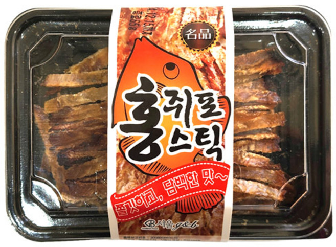 홍쥐포 스틱, 65g, 10개