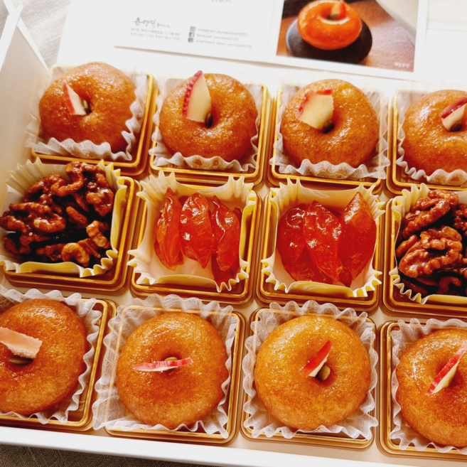 [윤영실레시피]개성주악 호두강정 금귤정과 혼합12구, 1개