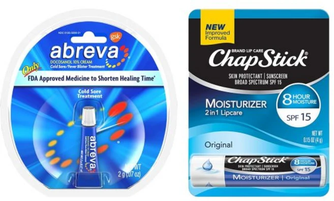 아브레바 10 도코사놀 구순포진 제 열포진 크림 007 온즈와 챕스틱 보습제 오리지널 립밤 015 온즈 가치 팩 미국내수용, 트리트먼트 - 쿠팡