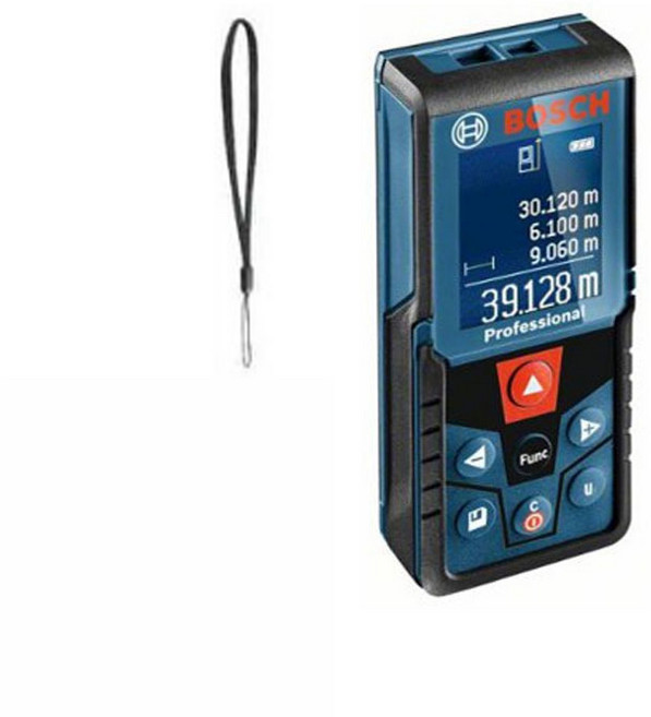 보쉬 GLM400 레이저 거리측정기 레이저줄자 40M측정, 1세트