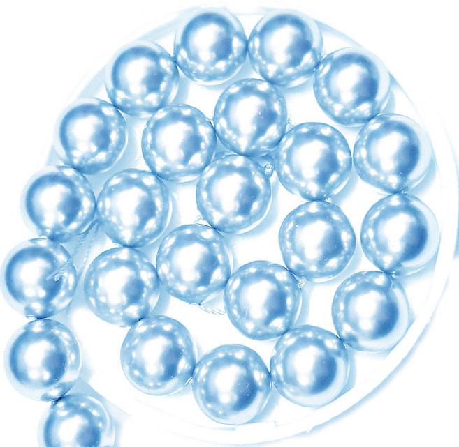 ALL 비즈 스왈로브스키 4mm 크리스탈 진주 한팩 50알 컬러선택, 연블루