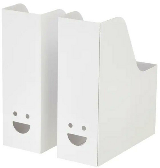 이케아 TJABBA 샤바 파일꽂이 2개 504.975.02, 화이트_504.975.02