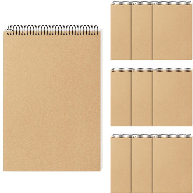 클라리온 크로키북 드로잉북 무지 스케치북 16절 130g 40매 상철 10권