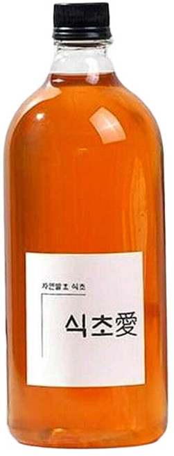 SCA 자연발효 수제 사과식초 1000ml 조미료 천연식초 홈쿡, 1개, 1L