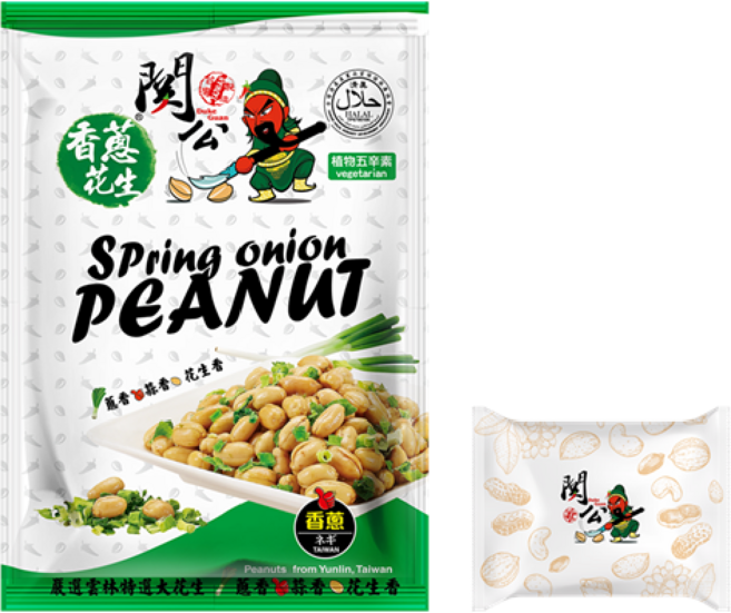 關公香蔥花生 雲林嚴選 植物五辛素, 100公克, 1個