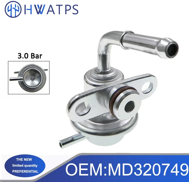 3.0 바 연료 주입 압력 조절기 미쓰비시 랜서 에볼루션 에보 미라지 콜트 PR4198 PR433 158-1192 FP10459 M, 01 1 PC