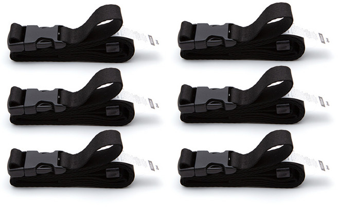 휴캠핑 [국내제조] 이불 매트 캠핑 텐트 침낭 압축웨빙 압축버클스트랩, 블랙