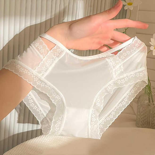 락해심 레이스 시스루 팬티 심리스 팬티 5p 세트