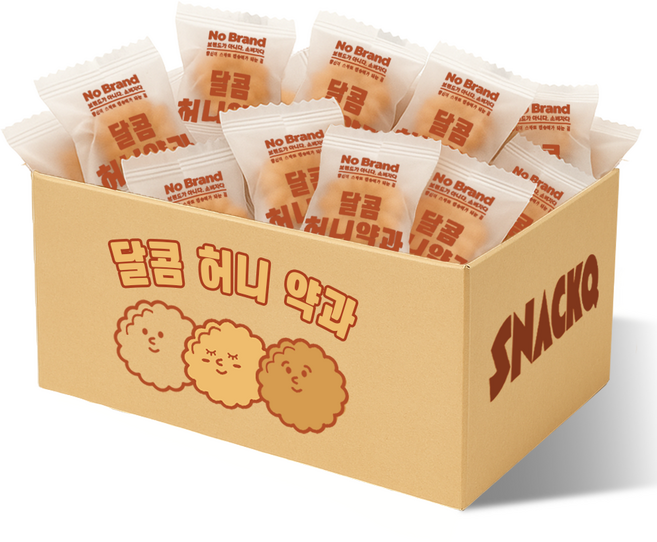 스낵큐 노브랜드 과자, 23개, 달콤허니약과