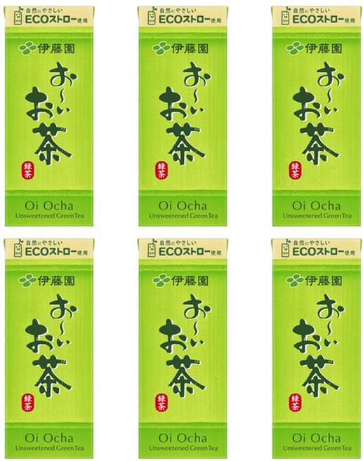 이토엔 팩 음료 오이 오차 녹차, 250ml