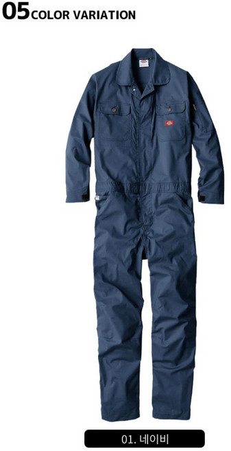 디키즈 점프수트 작업복 워크 웨어 스트레치 점프슈트 D-746 Dickies