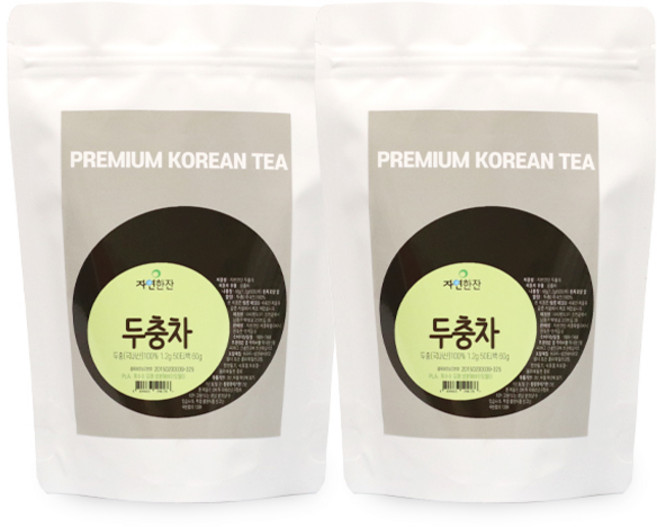 자연한잔 두충차 100티백 1.2g 국산100%, 100개입, 100개입, 1개