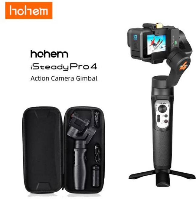Hohem Isteady Pro4 3 축 핸드헬드 짐벌 스태빌라이저 고프로 히어로 12 11 10 7 8 9 Insta360 One R Dji, 1.isteady Pro4, 1개