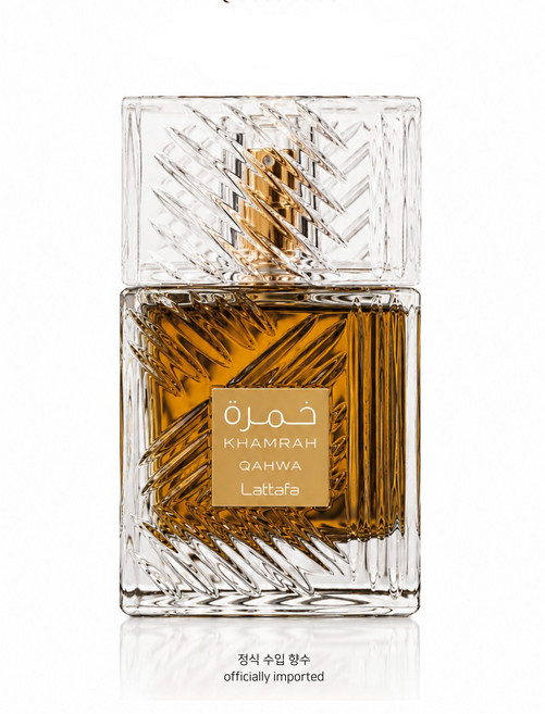 [정식 국내 수입]Lattafa Khamrah Qahwa EDP 라타파 캄라 카와 Warm Spicy Sweet Vanilla unisex 따뜻 청량 달콤 바닐라남녀공용, 1개, 100ml