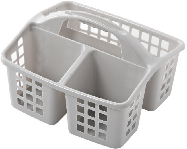 라이프툴스 3단 칸막이 경량 목욕바구니, 레토그레이