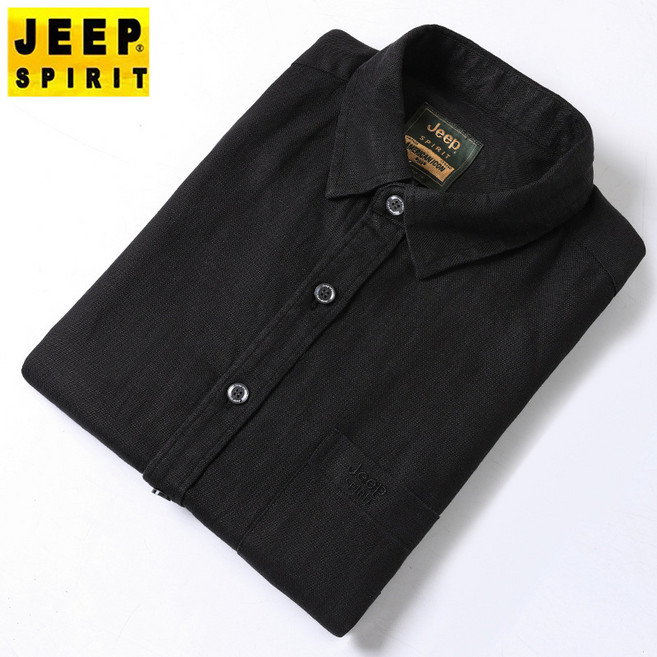 JEEP SPIRIT 지프 스피릿 여름 남성용 긴소매 셔츠 남자 긴팔 린넨 셔츠 슬림 루즈핏 캐주얼 상의 린넨 얇은 소재 빅사이즈 2108