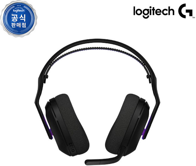 로지텍코리아 공식 G522 LIGHTSPEED 무선 게이밍 헤드셋 블랙