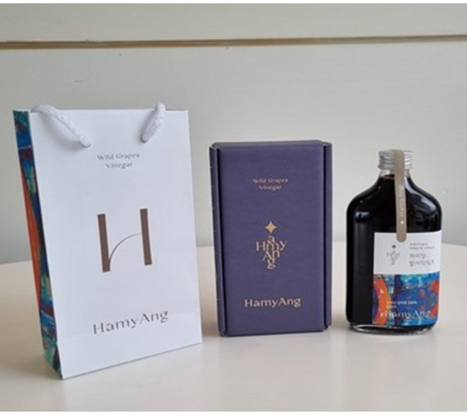 [하미앙] 13년숙성 산머루 발사믹 식초 비네거 드레싱 1병, 1개, 250ml