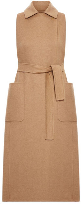 막스마라 벨트 패치 포켓 코트