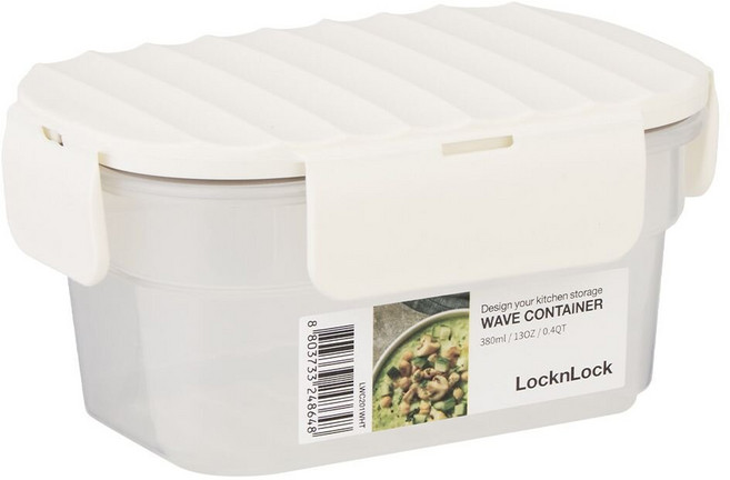 LocknLock Wave 保鮮盒 380ml, 1.4L, 1個