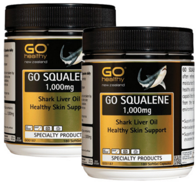 고헬씨(Go Healthy) 고헬씨 스쿠알렌 1000mg 180 소프트젤캡슐 X 2개, 1세트, 180정