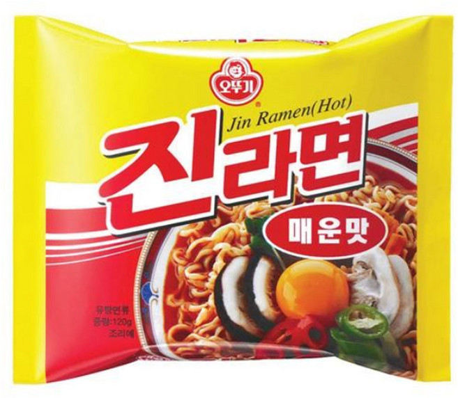 추천 오뚜기 진라면 매운맛 봉지라면 40개입 2박스 (총80개), 80개