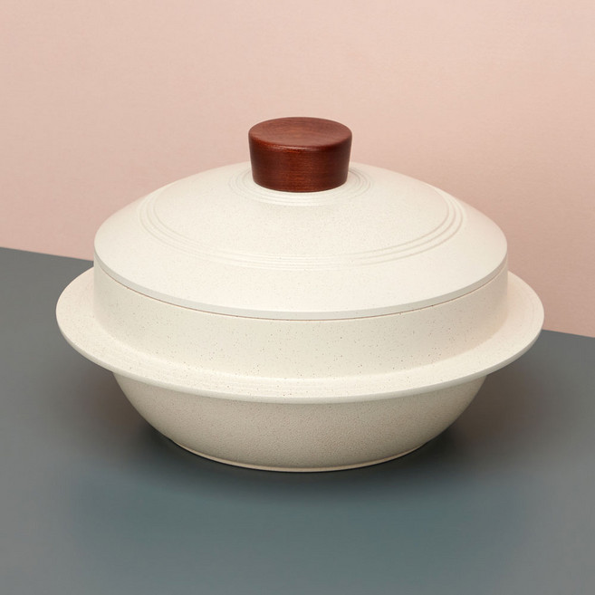 비자트 국내산 세라믹코팅 전통가마솥 22CM 인덕션겸용 냄비 솥밥, 단품, 단품