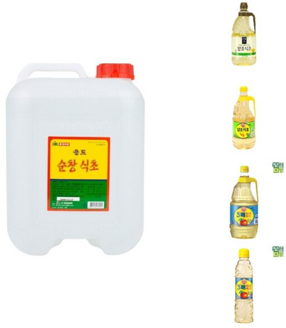 (무)하이코리아 순창식초 /요리용/청주/세탁/식초/식용/빙초산/세척/원액/천연/제초제/냉면/식품, 1개, 12L