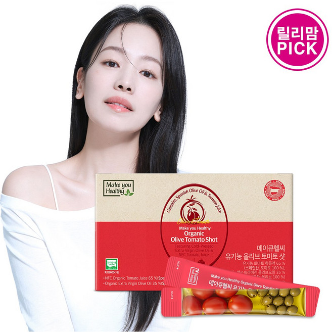 메이큐헬씨 유기농 올토샷 올리브오일 토마토샷 올리브오일스틱 14개입, 1개, 210g