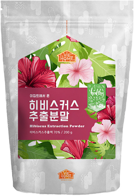 [특]건강한우리집비옴 이집트에서 온 새콤한 히비스커스 추출분말, 200g, 1개, 1개