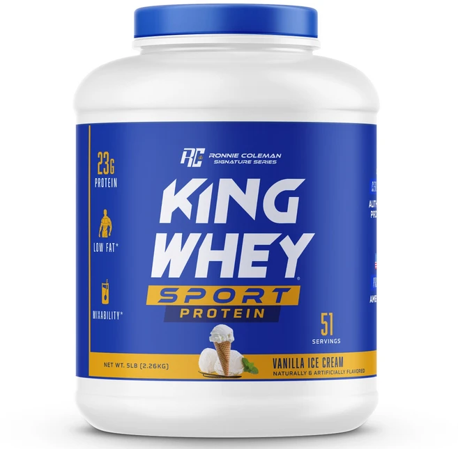 로니콜맨시그니처시리즈 킹 웨이 스포츠 프로틴 바닐라 아이스 크림, 2.26kg, 1개 - 쿠팡